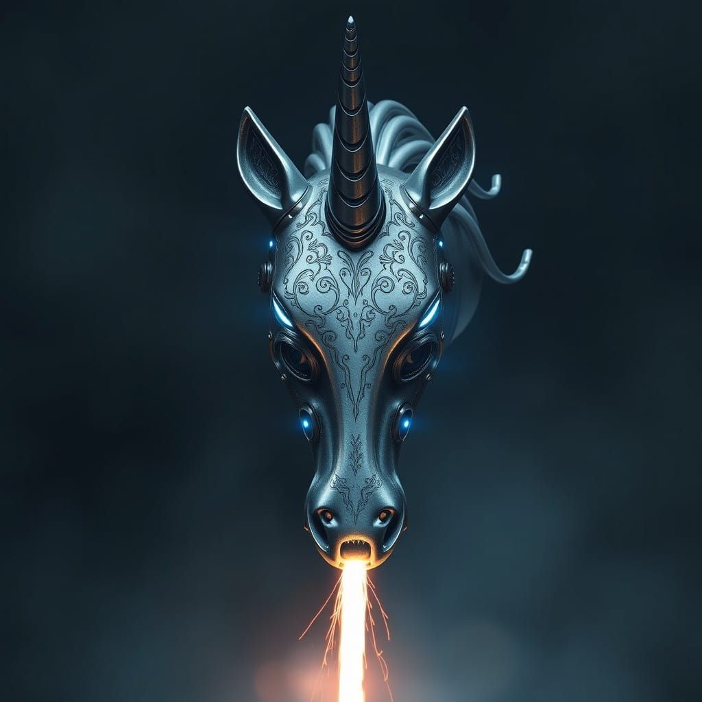 Futuristic Unicorn Plasma Cutter