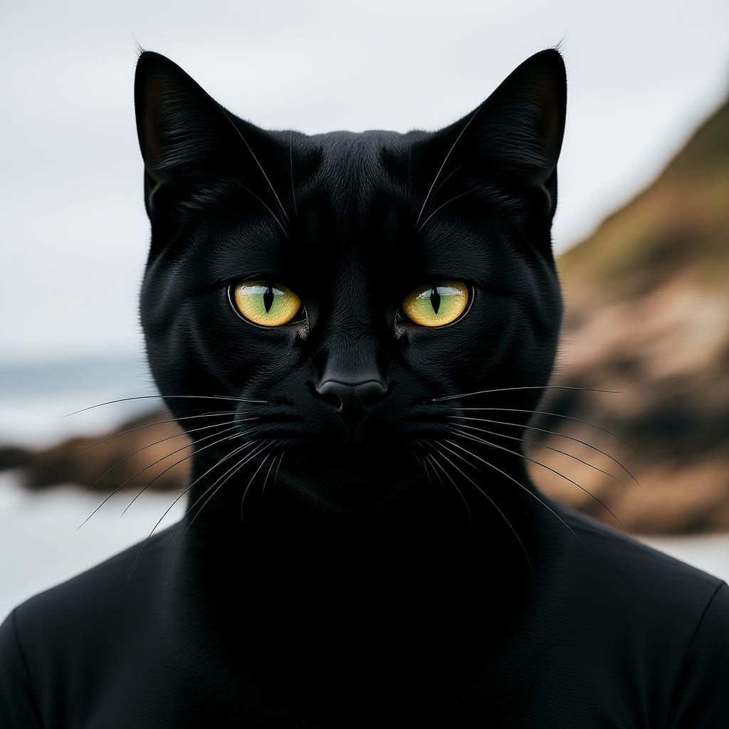 Transformation: Person Into Black Cat