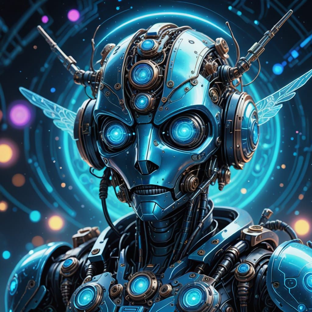 Tinkertrone: A Sci-Fi Steampunk Robot Fairy