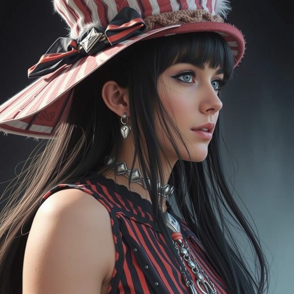 Mature Face With Prominent Cheekbones and Chin