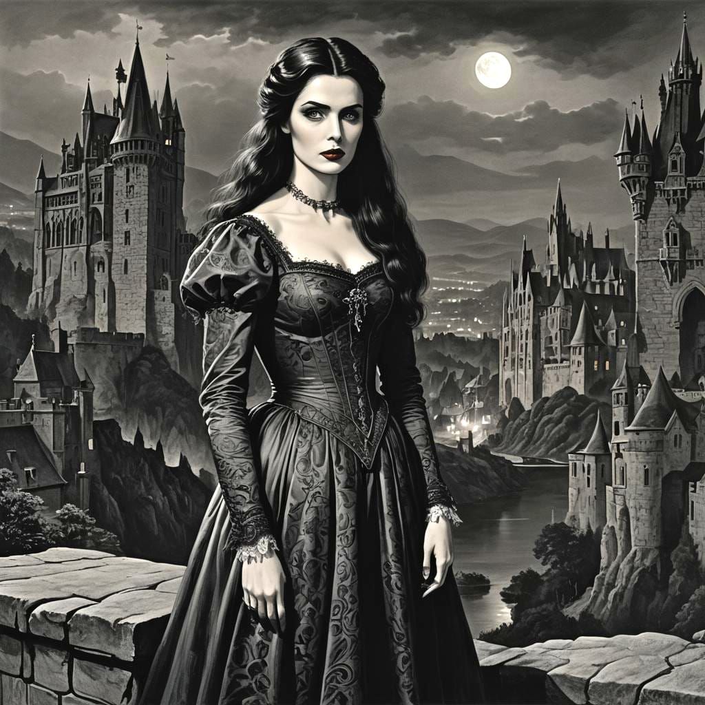 Mina Murray in Dark Victorian Glamour