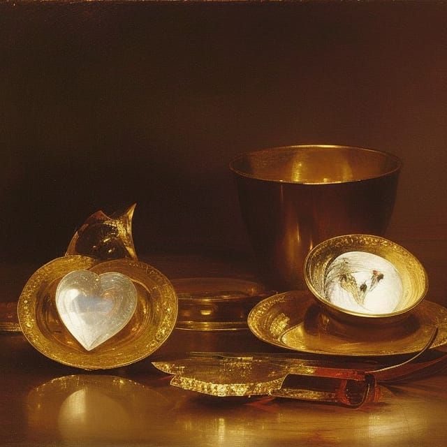 Romantic Chess Pawn with Heart