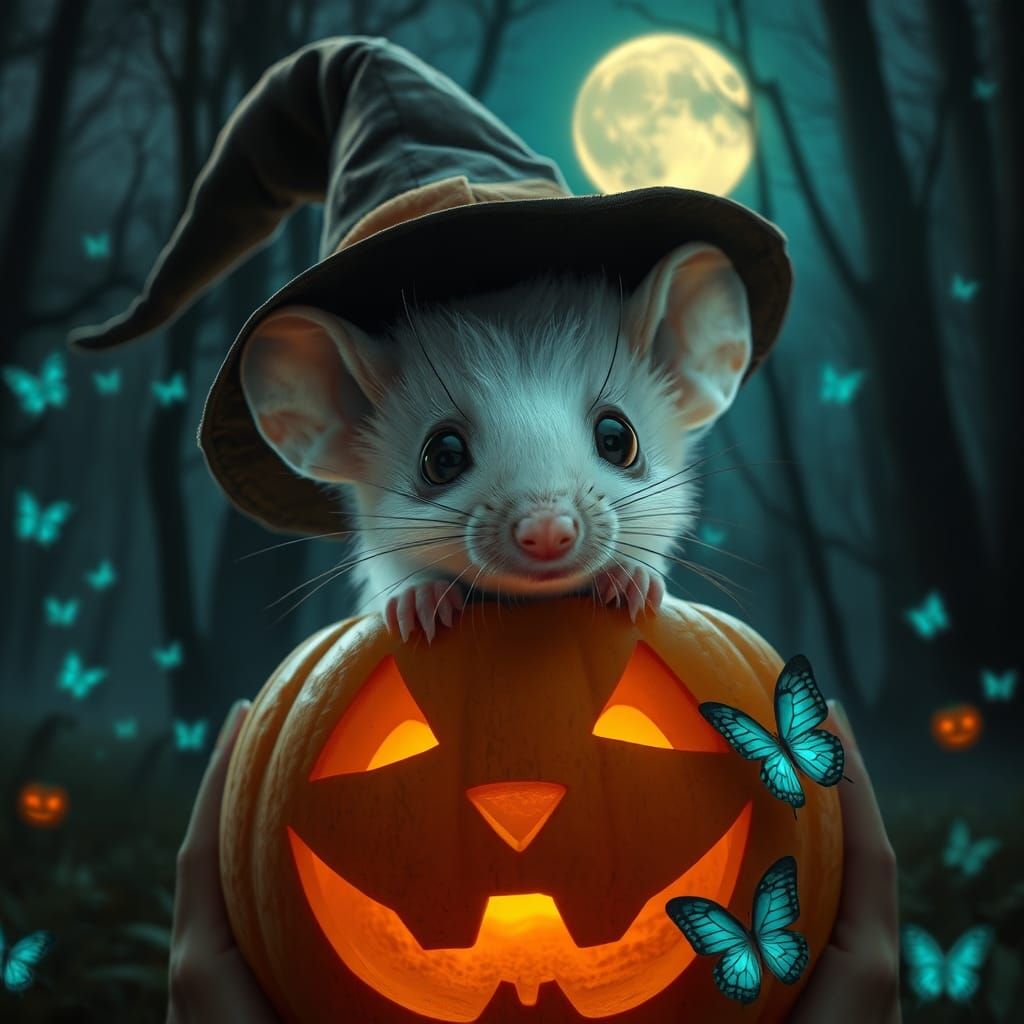 Whimsical Witching Hour Scene