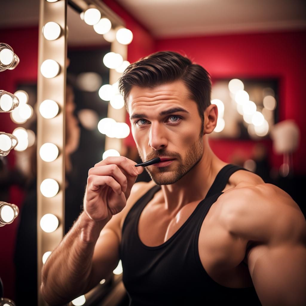 Dashing Cabaret Star Prepares for the Spotlight