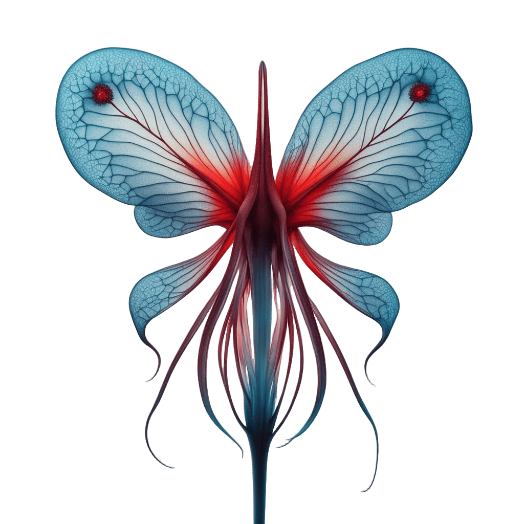 Ethereal Brassia Verrucosa in Neon Hues