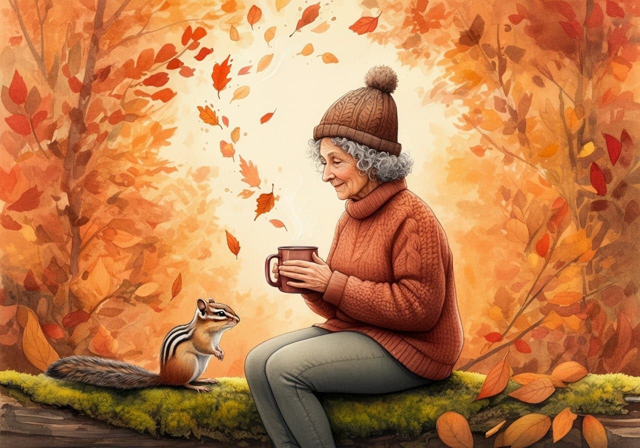 Autumn: Time for cooler weather, hot apple cider, and woodla...