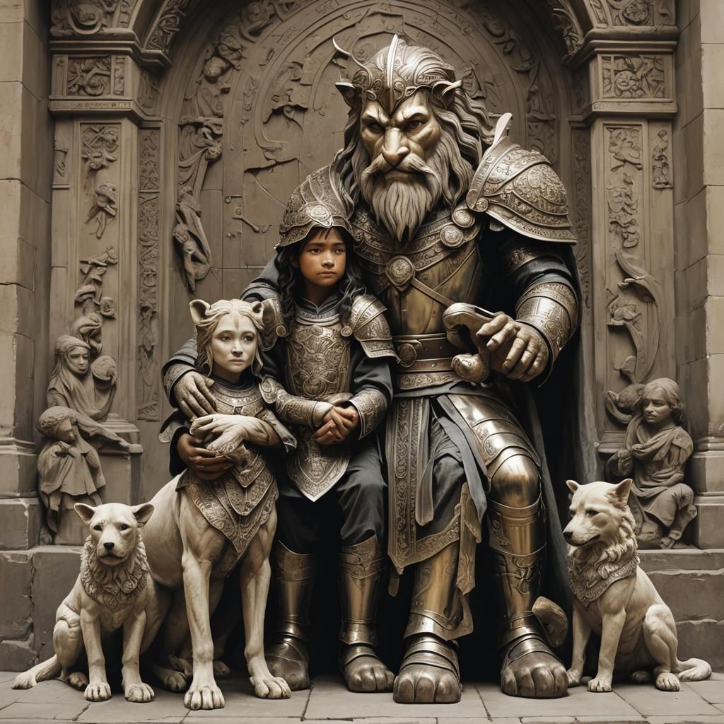 Guardian Angel Watches Over Innocent Youth