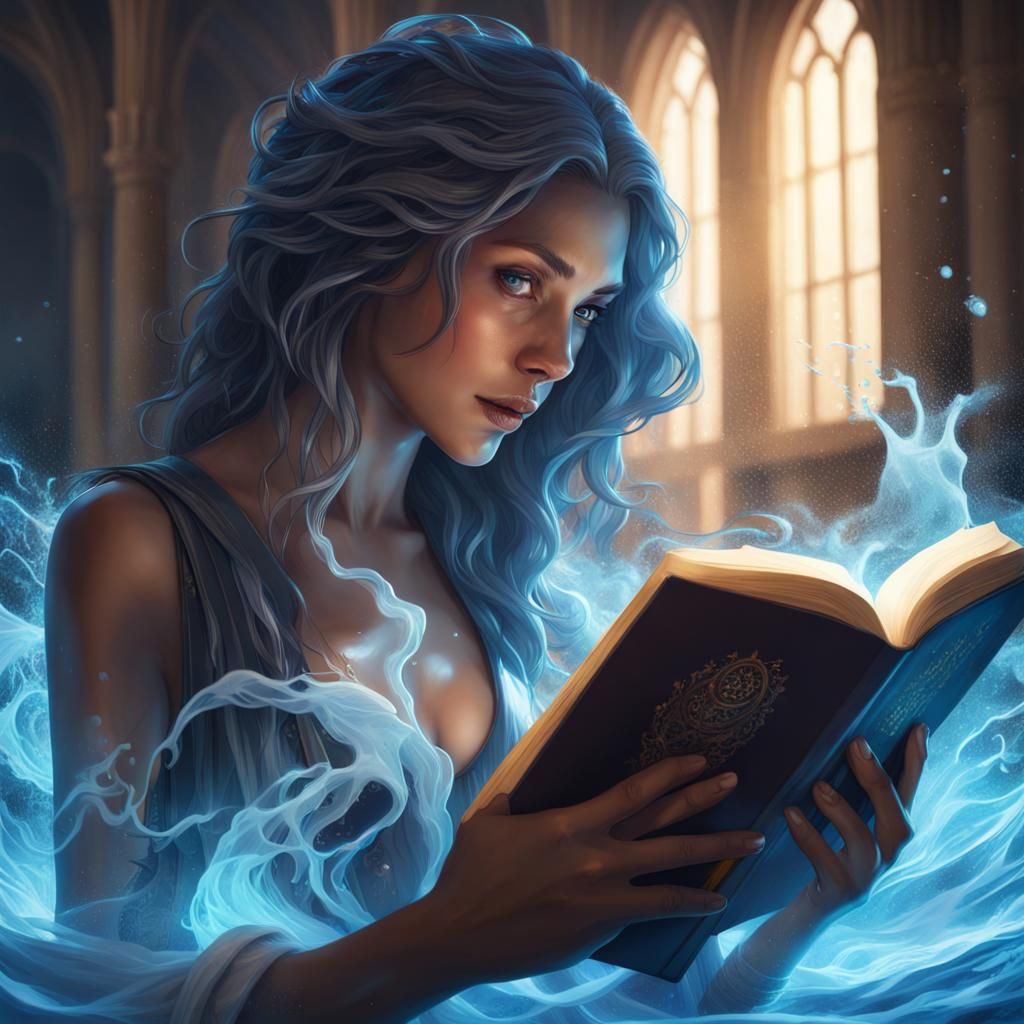 Mystical Book Unveils Oceanic Secrets in Triadic Hues