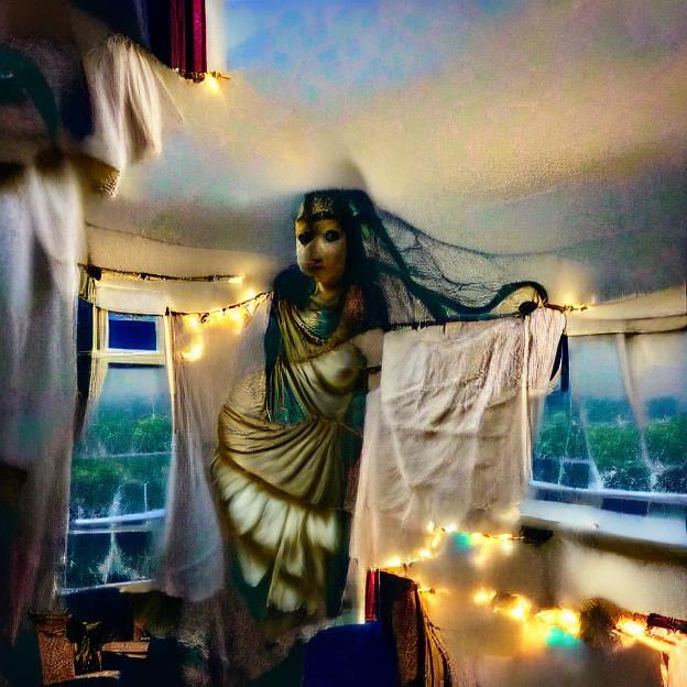 Ancient Egyptian Goddess Bastet Watches Over a Mysterious Sc...