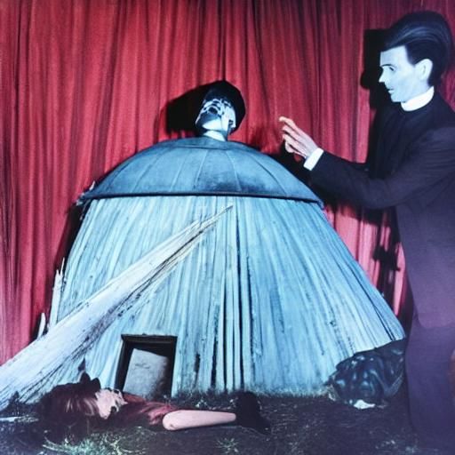 Priest/play director finds body parts at backstage tent in church