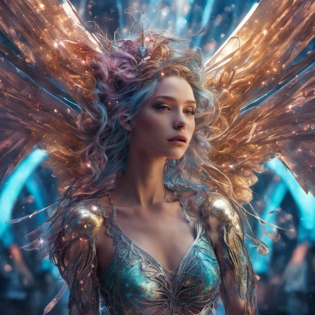 Futuristic angel.