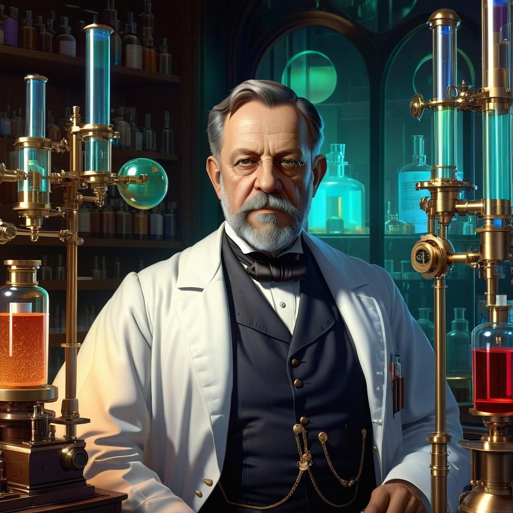 Scientist Louis Pasteur Creates Revolutionary Vaccine in Stu...