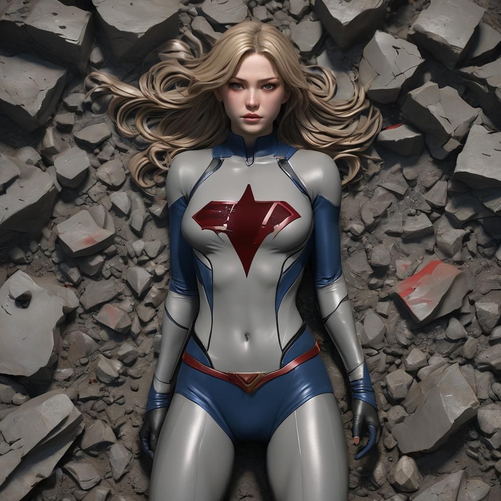 Supergirl in Dark Despair