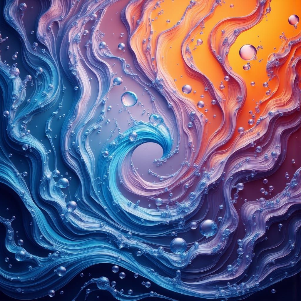 Vibrant Synesthesia: Music Meets Liquid Wonder