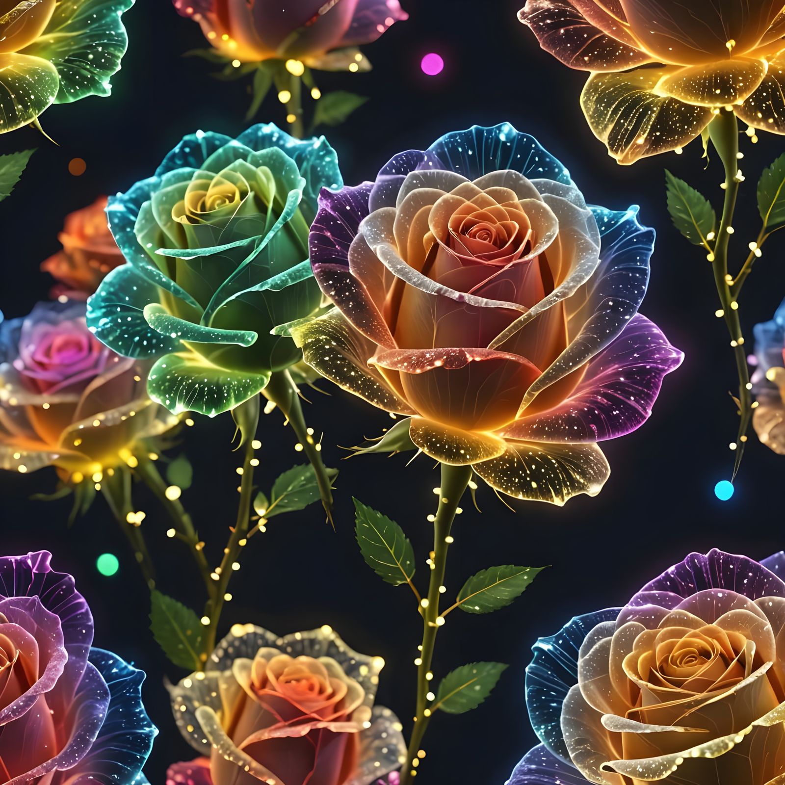 Radiant Light Rose in Vibrant Colors