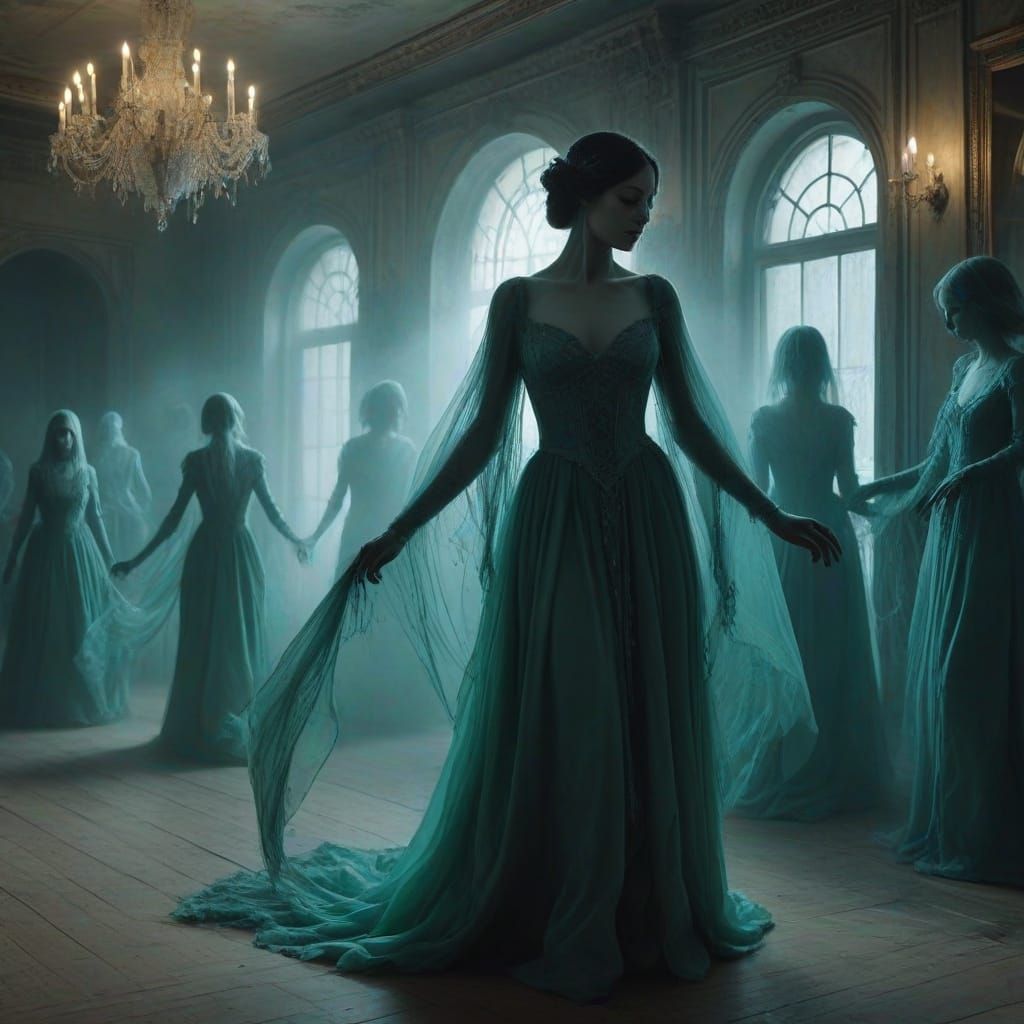 Spectral Figures Dancing in a Decaying Ballroom