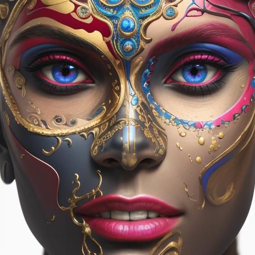 Ethereal Baroque Portrait in Hyper-Realistic Style