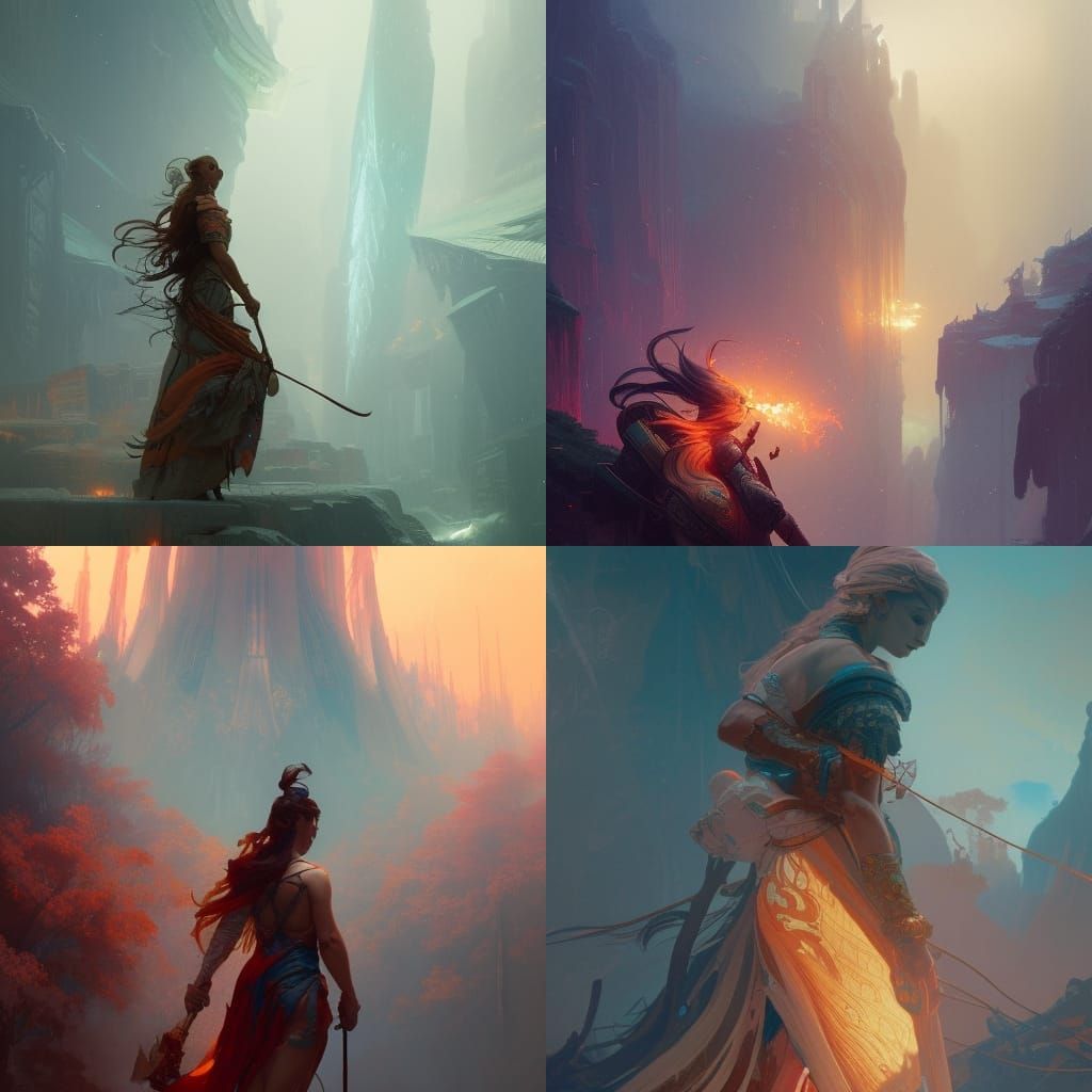 Ethereal Valhalla in Triadic Hues