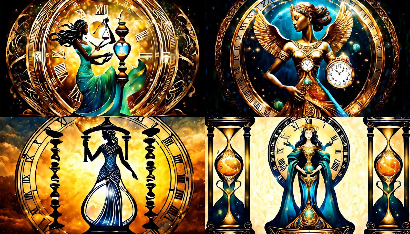 Goddess of Time in Balance