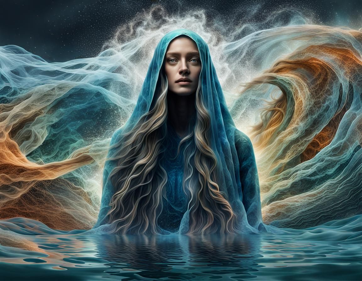 Surreal Goddess of Gratitude Unites Body and Spirit in Vibra...