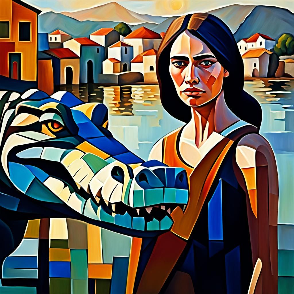 Christina's Resolute Form in Impressionist Cubism