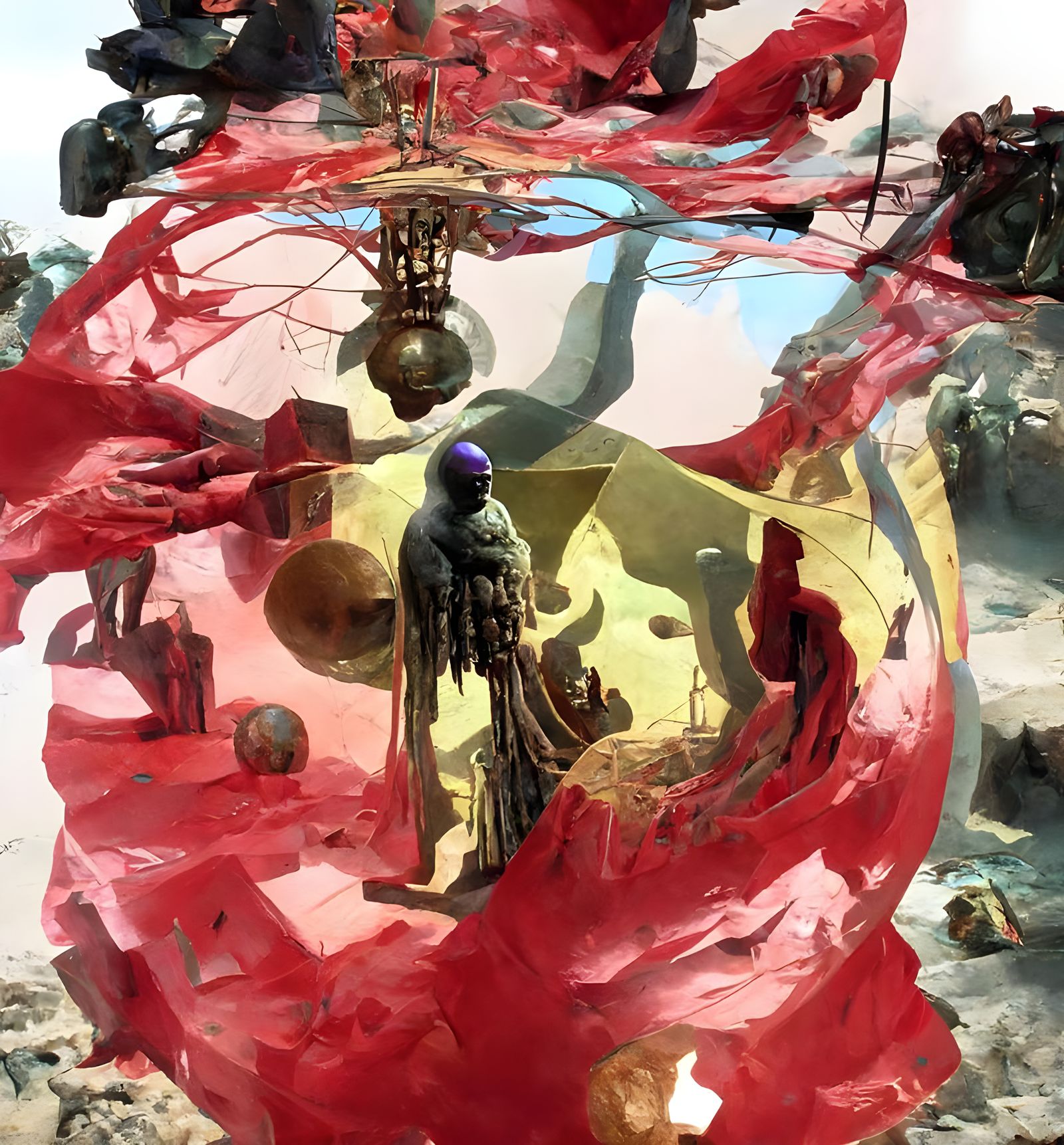 Ethereal Golem Emerges in a Labyrinthine University Setting