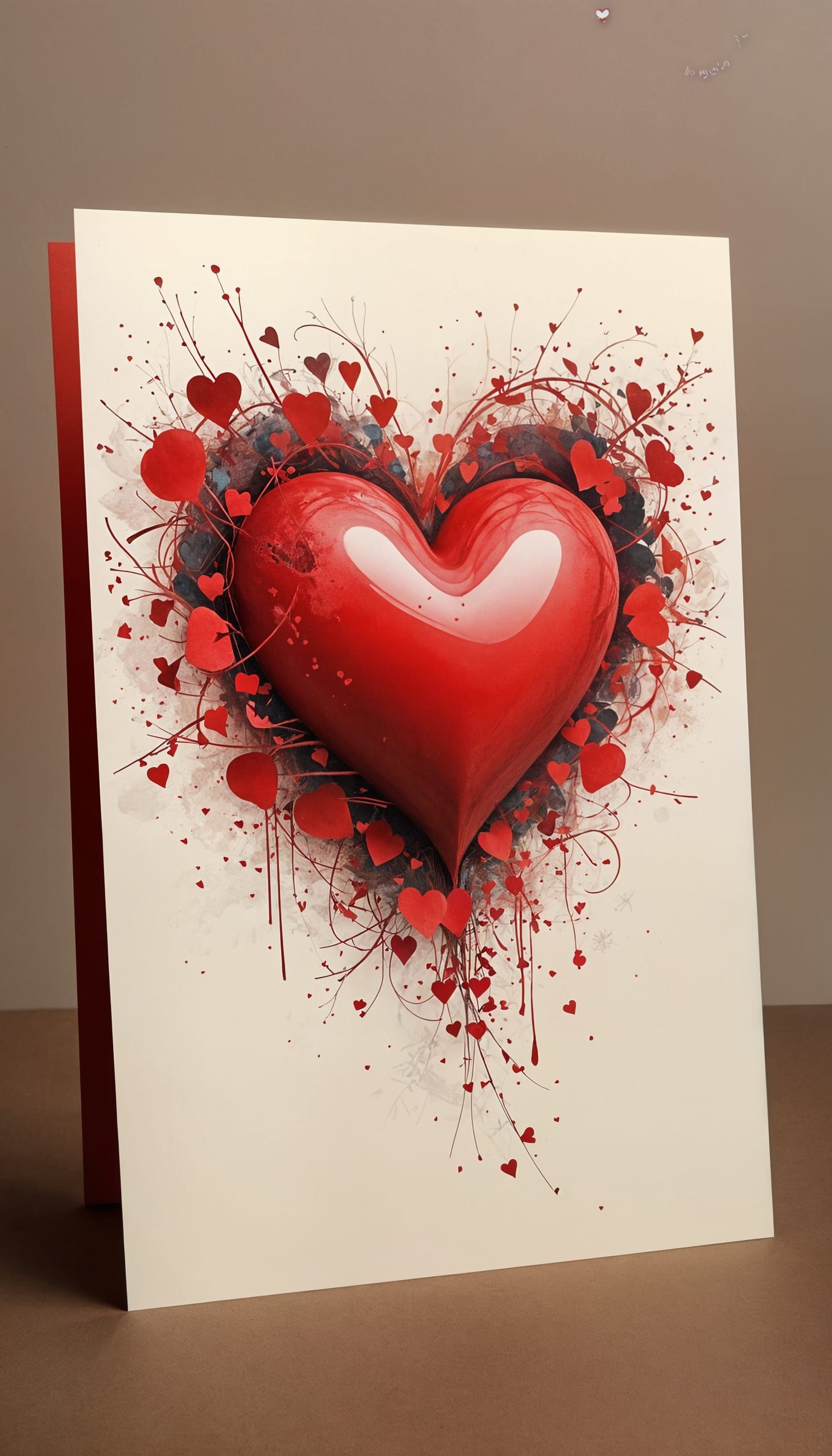 Oh My Heart, I send you this card ...