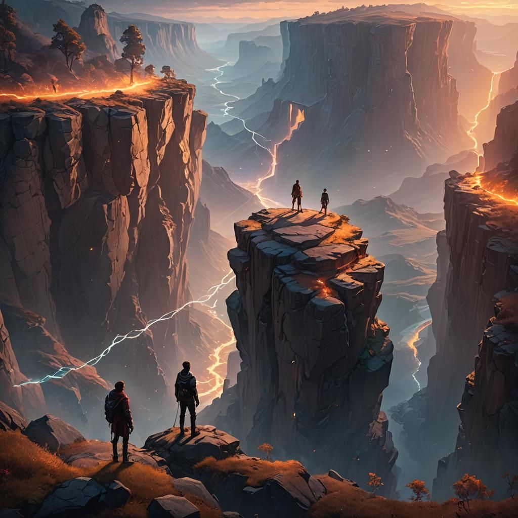 Fantasy Friends United Across Infinite Distance