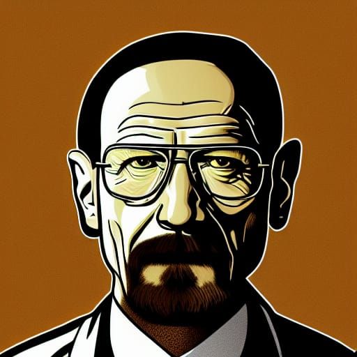 Walter White in Pop Art