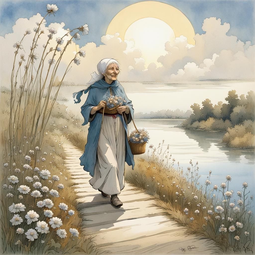 Walk along the water...