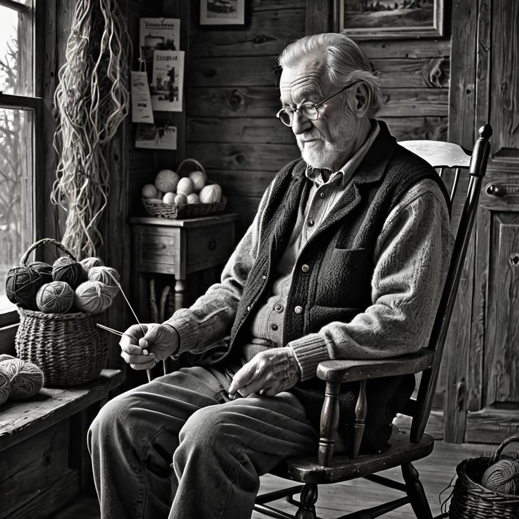 Grandpa always gets lost in memories when he sits in Grandma’s rocking chair