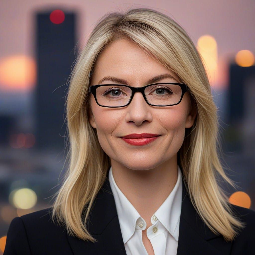 Elegant City Executive in Sharp Focus