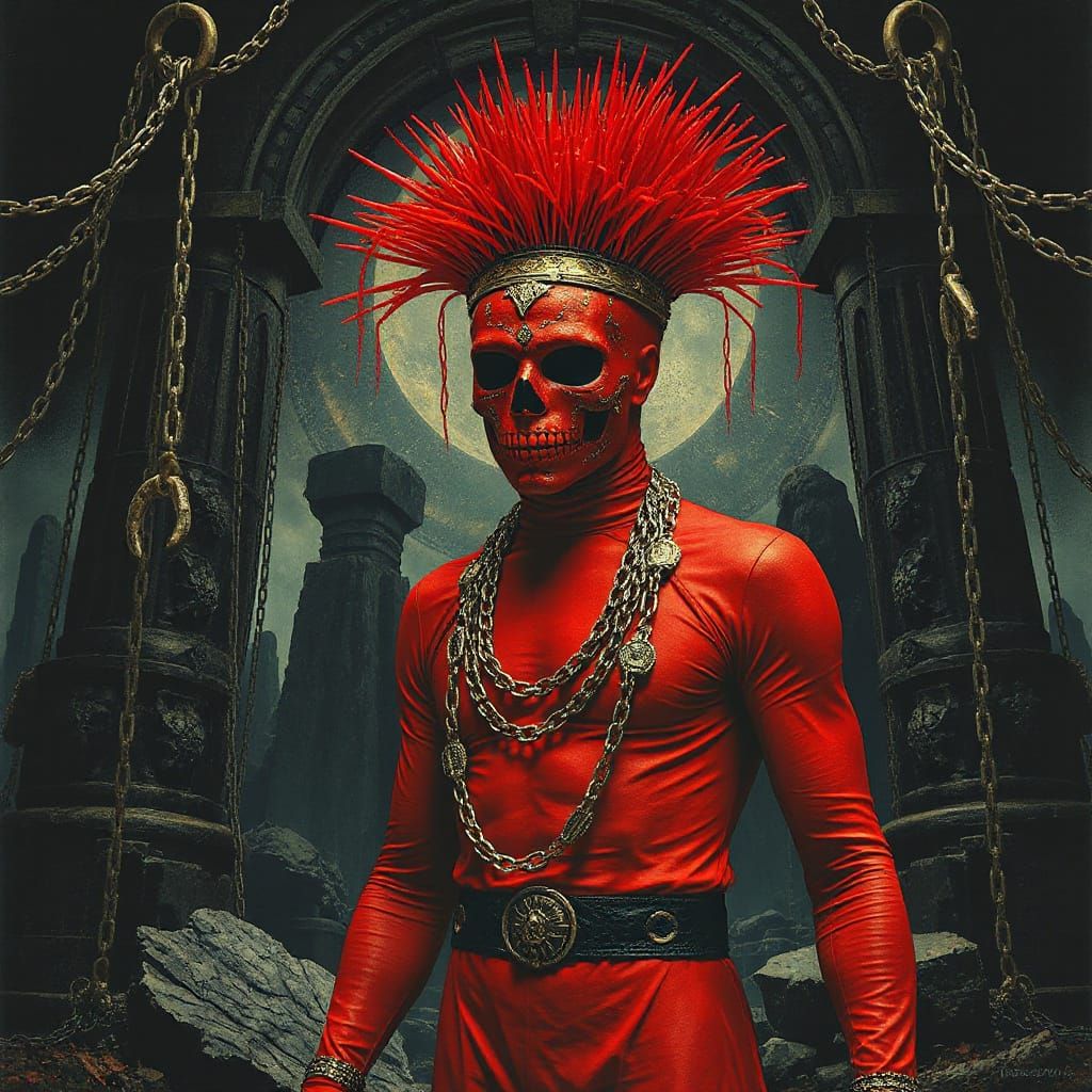 Cenobite Emperor with Needle Mask in Astral Temple