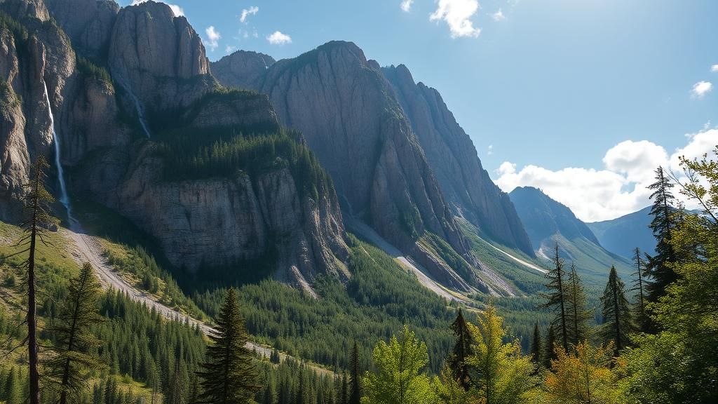 Majestic Orange Nature Scene