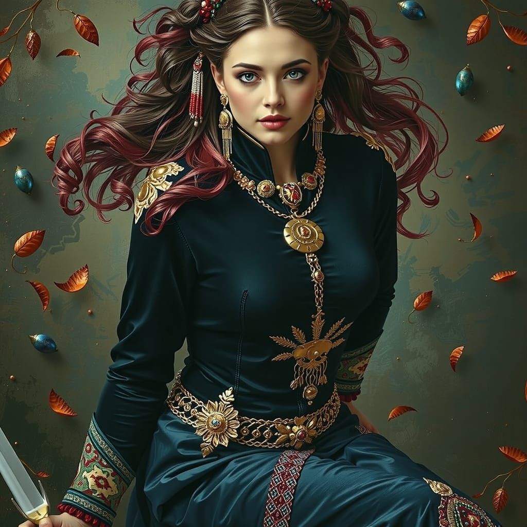 Expressive Sculpture of Reflected Glory, Photorealistic