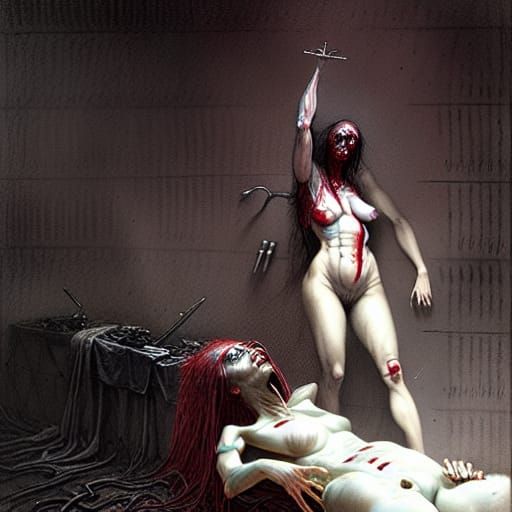 Cybernetic Female Autopsy in Gory Detail