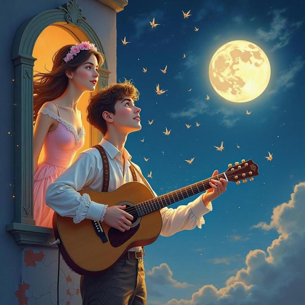 Young Lover's Celestial Serenade