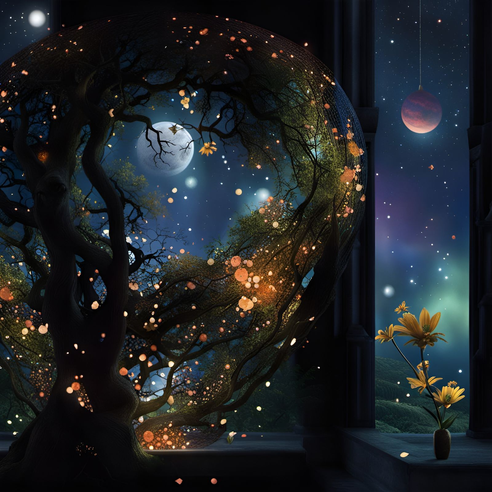 Ethereal Dreamscapes in Abstract Art