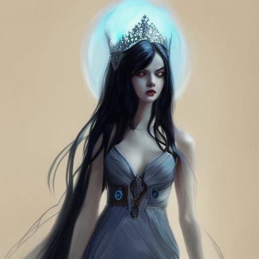 Dark Princess in a Sinister Fantasy World