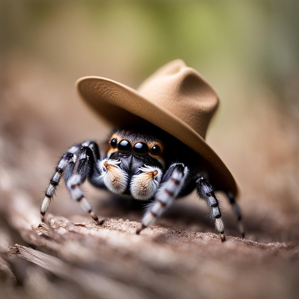 Spidery Cowboy in Vivid Focus