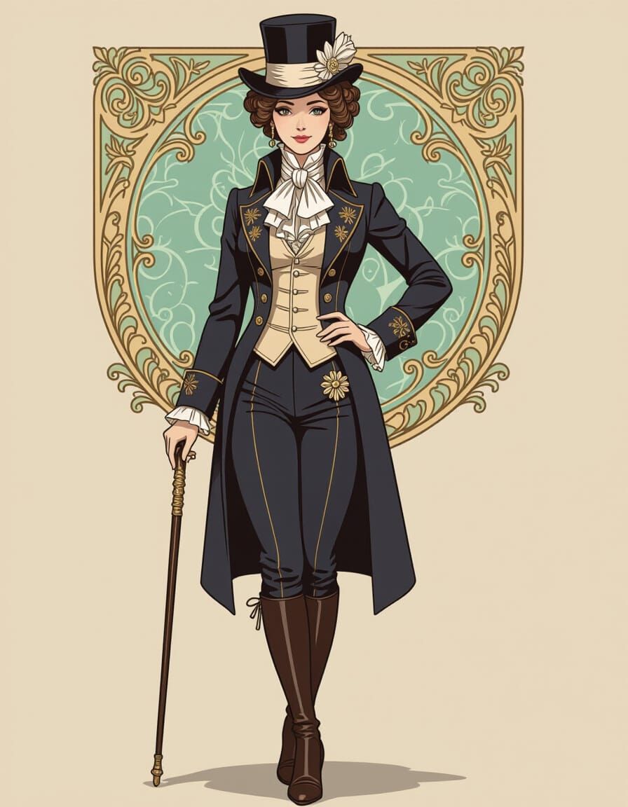 Regency Dandy woman