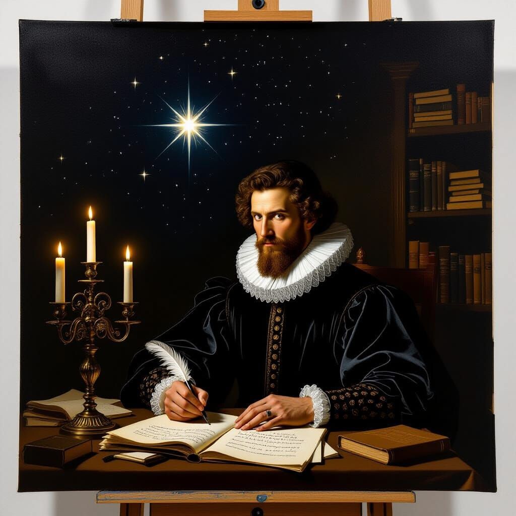 Renaissance Astronomer Observes a Supernova in Oil