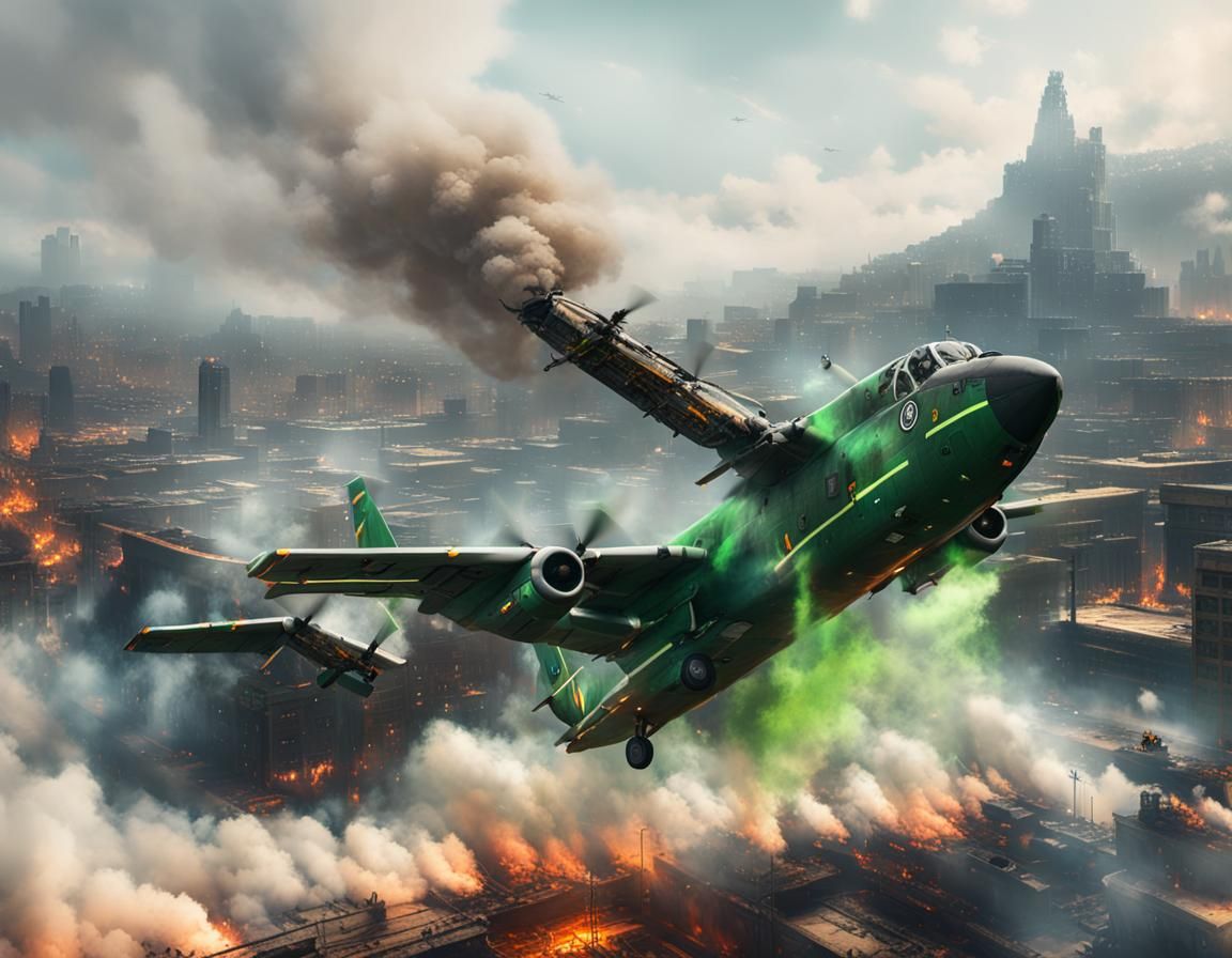 Dramatic Crash in a Fiery Inferno