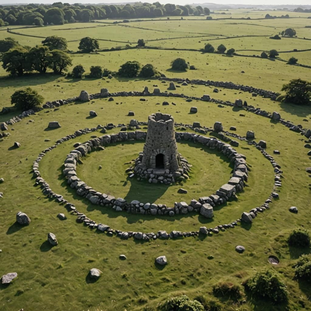 Medieval Fortresses Amid Ancient Faerie Mounds