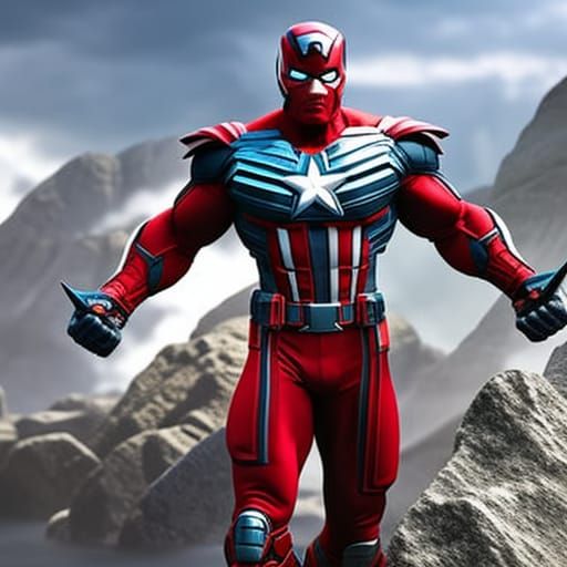 Hyper-Realistic Marvel Comic Book Cover Art in 8K