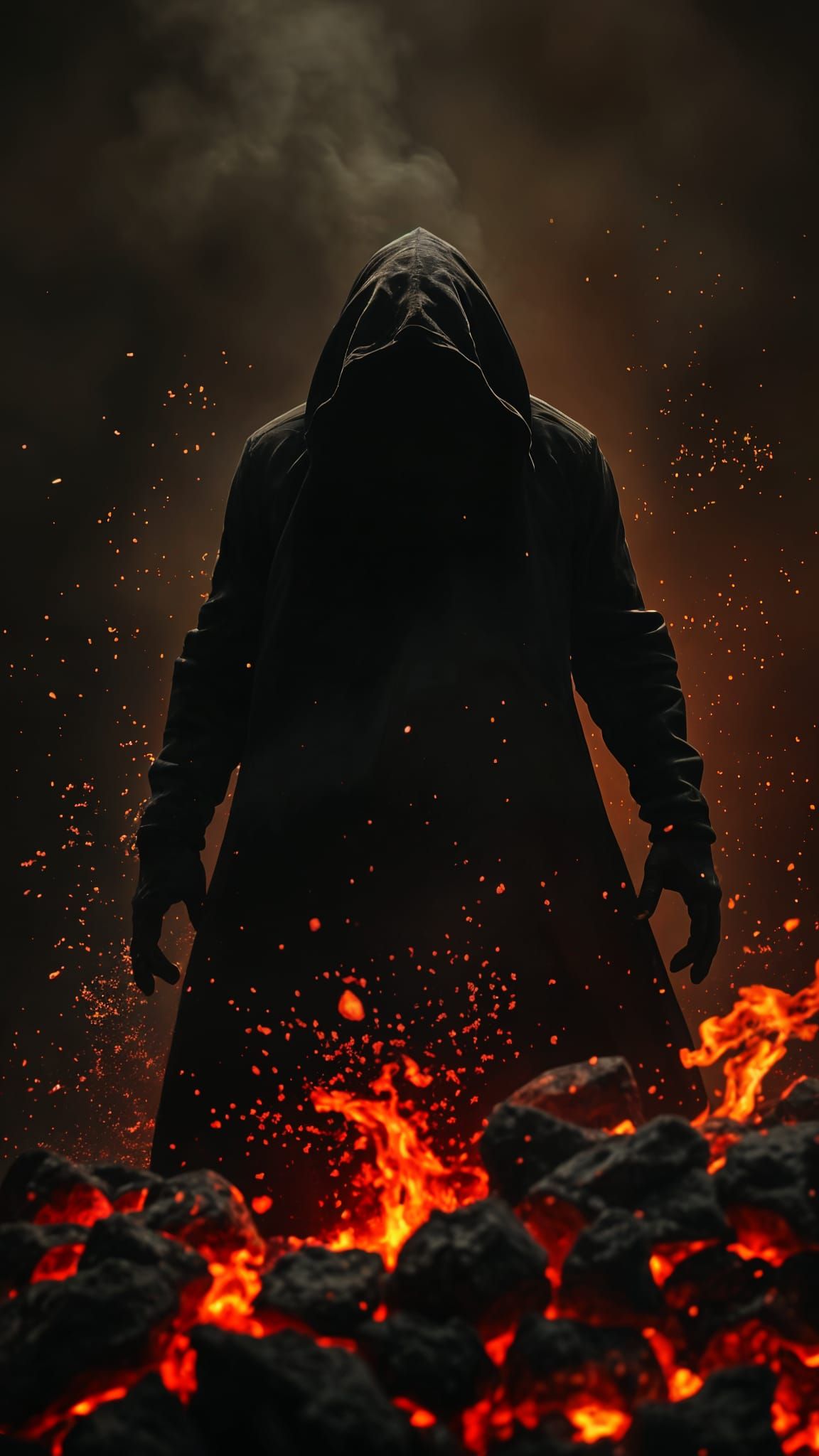 Fiery Wrath Unleashed in Abstract Rage Composition