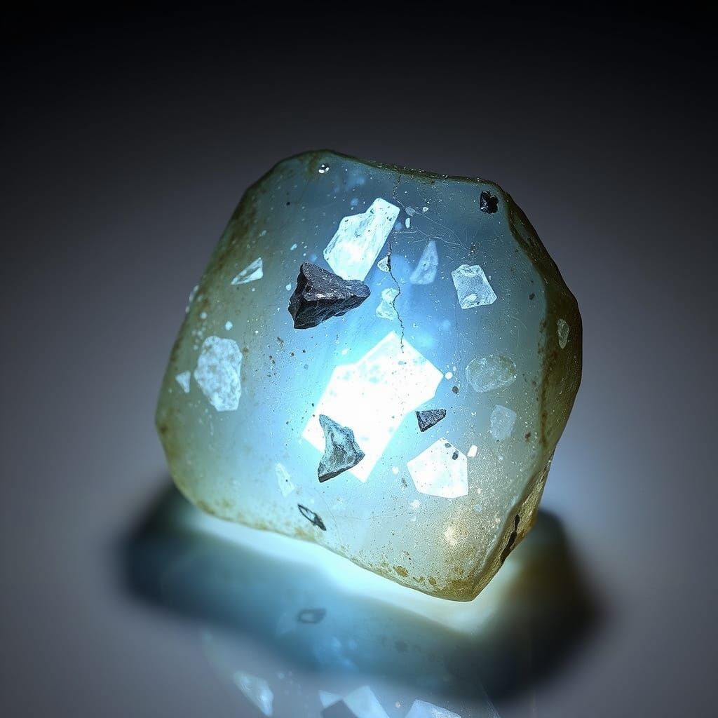 Luminescent Varla Stone with Ethereal Glow