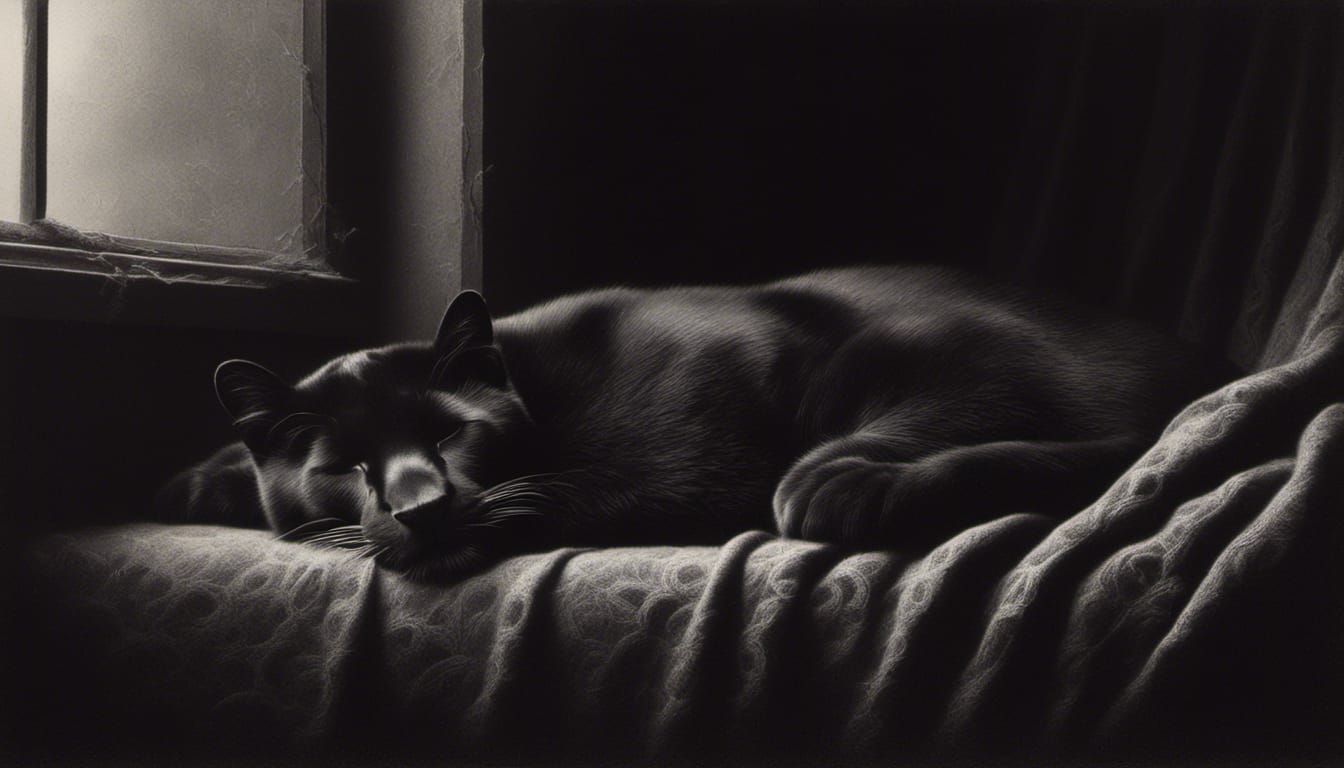 Panther in a Dark Room Slumber