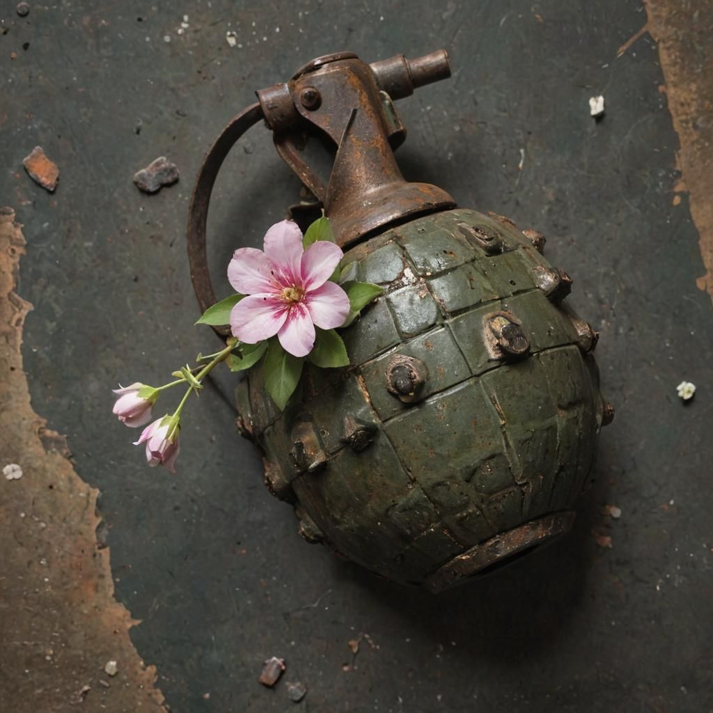 Green War Grenade in Bloom
