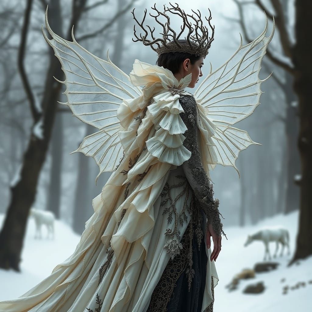 Avant Garde Fashion in a Fairytale Landscape